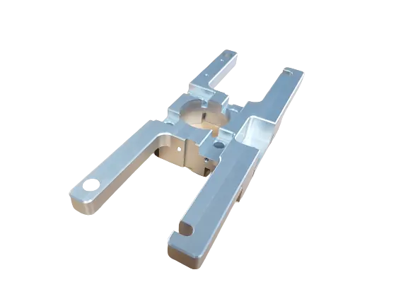 Schnellwechsler – CNC-gefrästes Bauteil aus Aluminium, gefertigt von SR-Zerspanung in Stamsried
