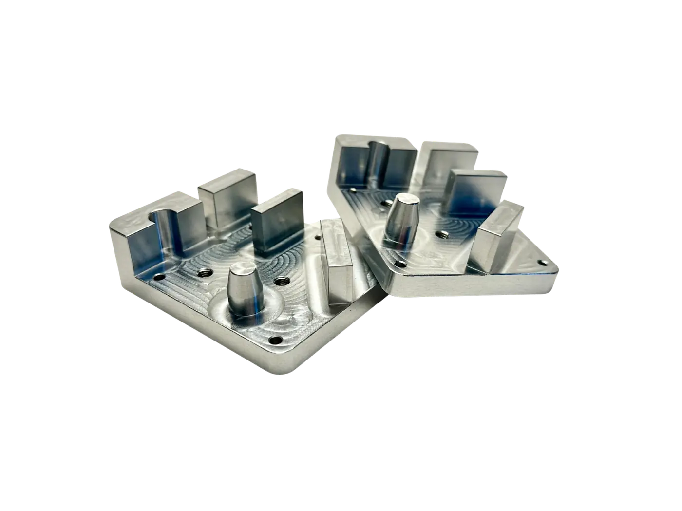 Einlegenest – CNC-gefrästes Bauteil aus Aluminium, gefertigt von SR-Zerspanung in Stamsried