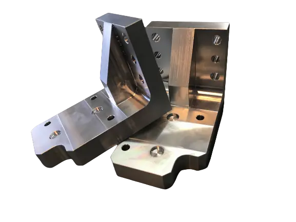Winkel-Set – CNC-gefrästes Bauteil aus Stahl, gefertigt von SR-Zerspanung in Stamsried
